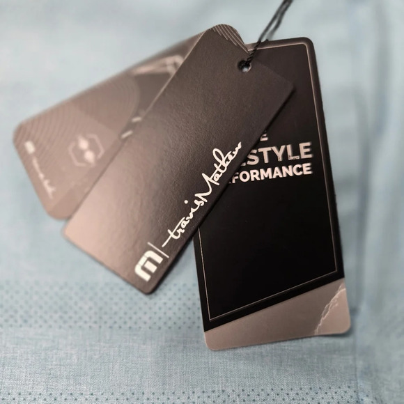 NWT Travis Mathew Men Sz 42 Blue Lake Powell 4-Way Stretch Quick Dry Golf Shorts - Picture 11 of 13